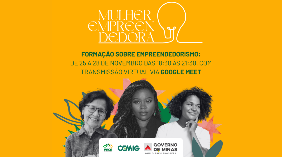 Cemig abre inscrições para curso gratuito de empreendedorismo feminino